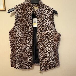 Leopard Print Sleeveless Vest
Micheal Kors